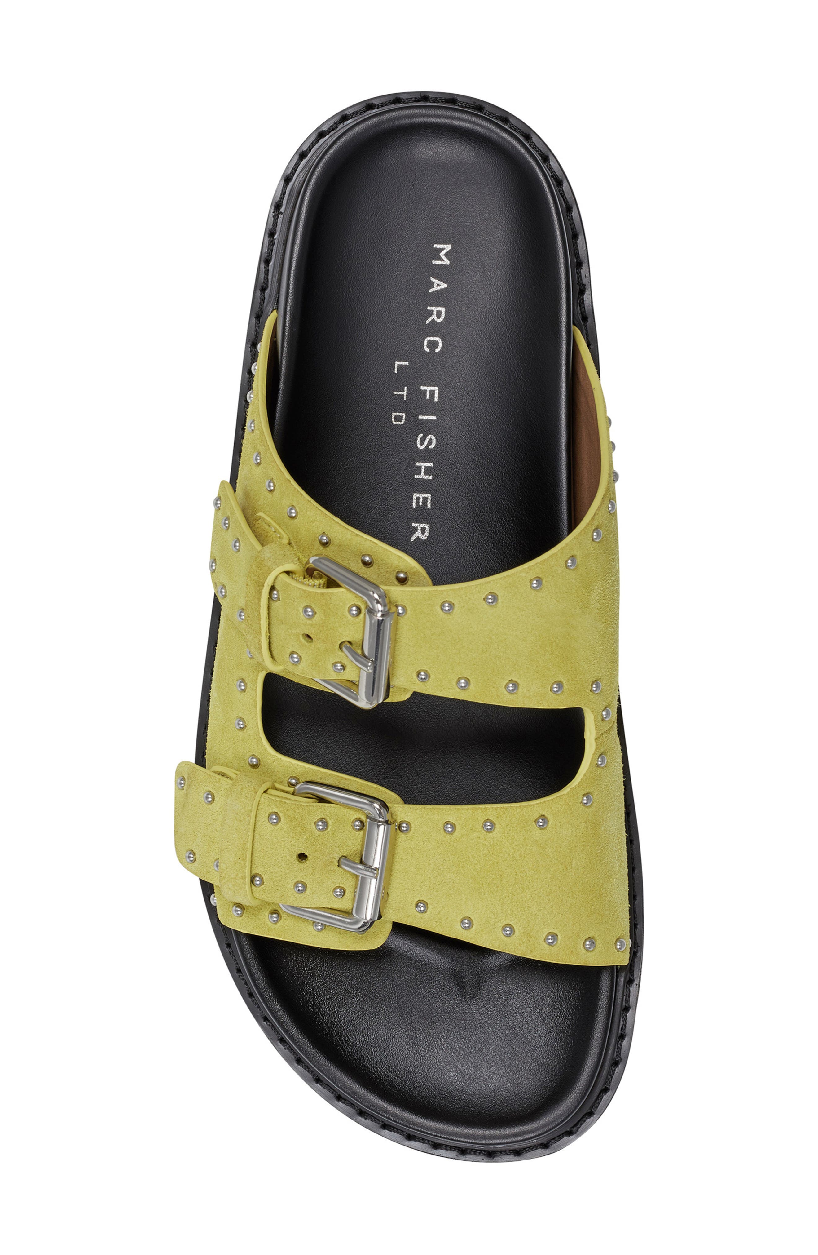 Agusta Slide Sandal, Alternate, color, LIGHT GREEN 330