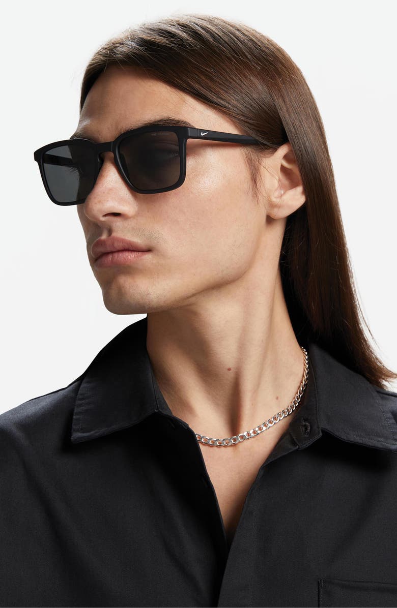 Nike Circuit 55mm Square Sunglasses, Alternate, color,