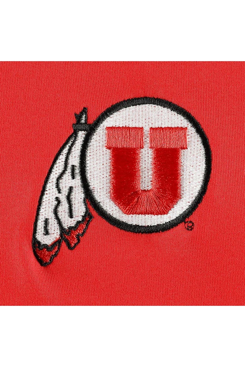 Men's Under Armour Red/White Utah Utes Green Blocked Polo Performance Polo, Alternate, color, Red