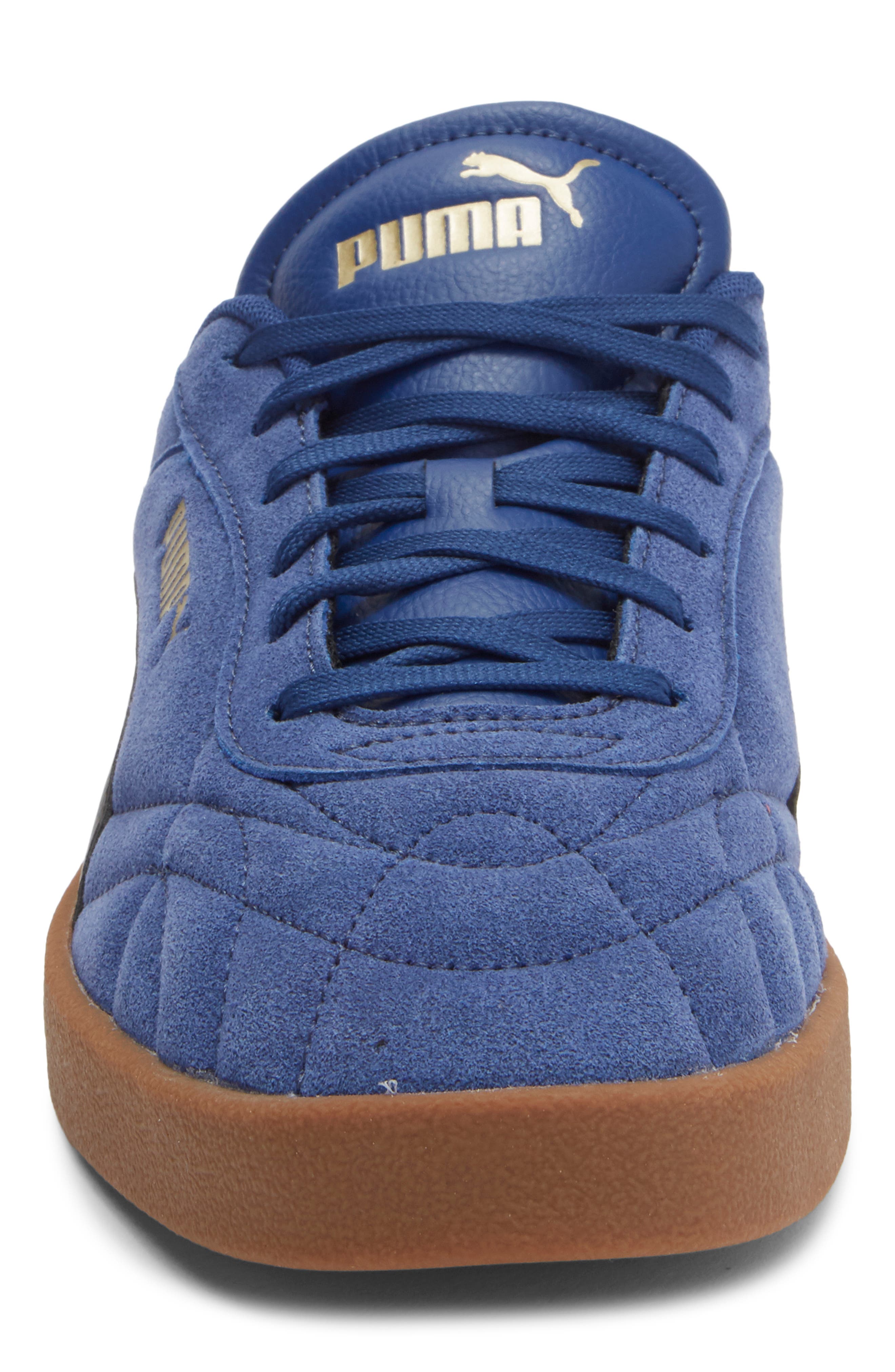 PUMA Club II Indoor Sneaker, Alternate, color, Blue Jewel/ Puma Black