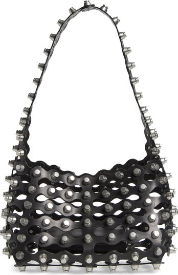 ショルダーバッグ・ポシェット Alexander Wang MEDIUM REX SHOULDER BAG Alexander Wang Medium Rex Studded Cutout Leather Shoulder
