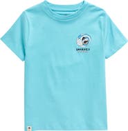 Boardies Kids' Sharky Waters Organic Cotton Graphic T-Shirt