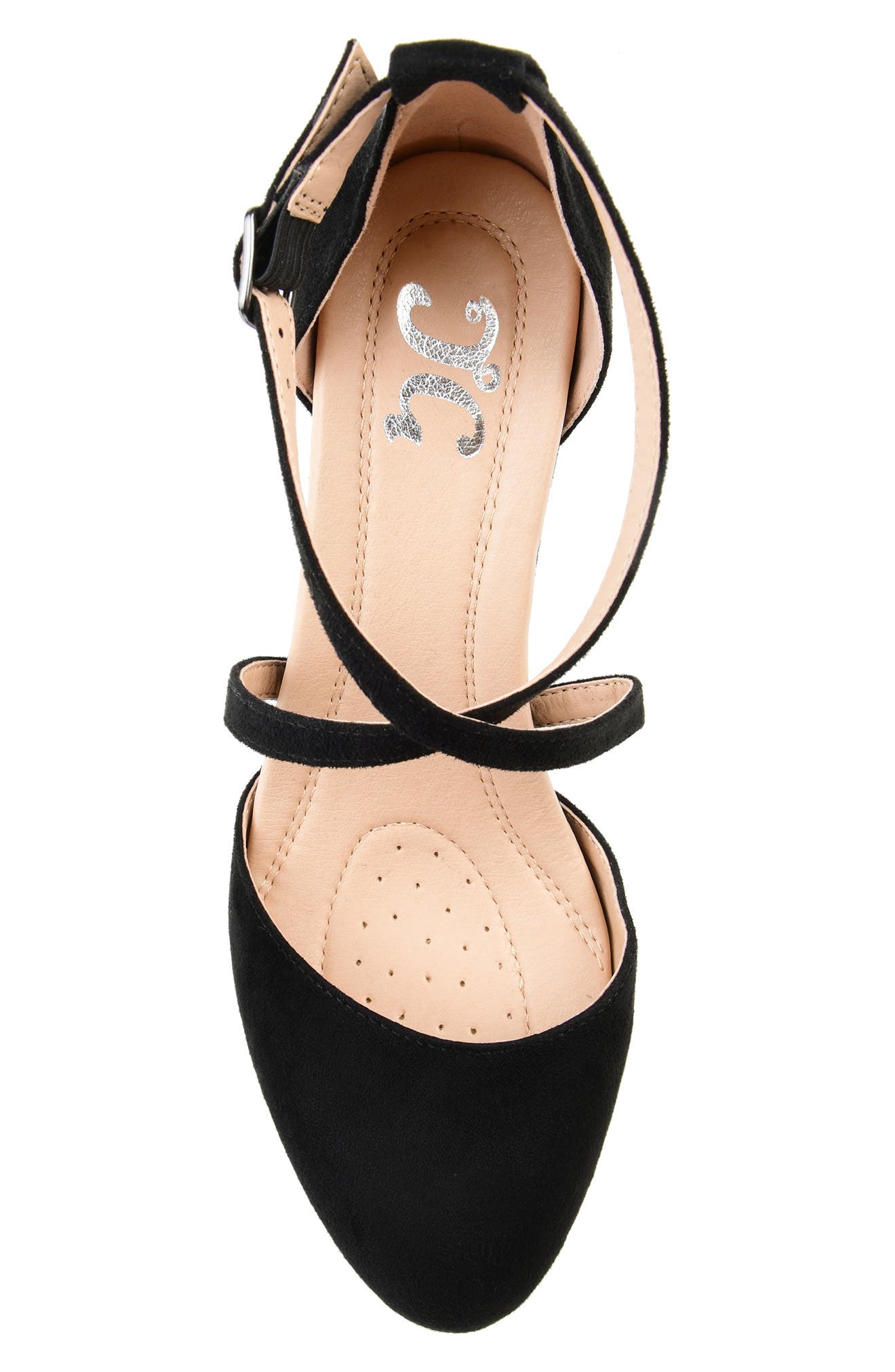 Journee Collection Foster Block Heel Pump - Wide Width, Alternate, color, 