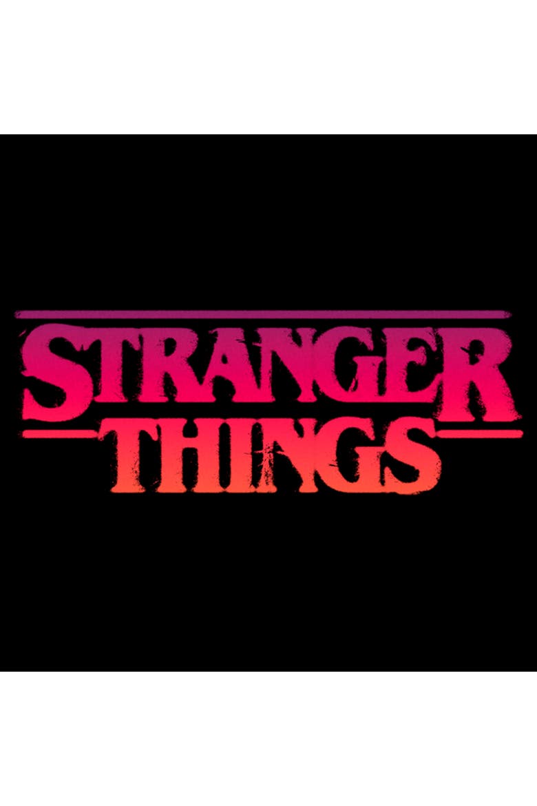 Junior's Stranger Things Vintage Radio The Squawk WSQK  Sweatshirt, Alternate, color, Black: Grunge Logo