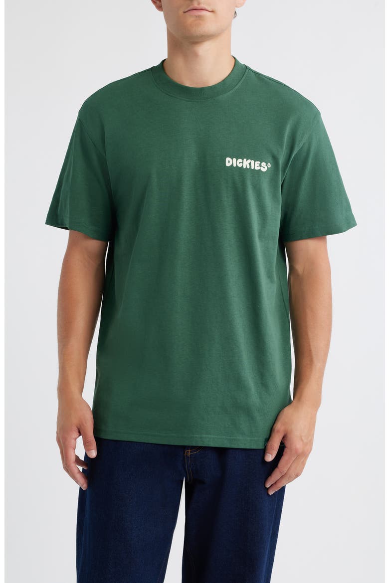 Gordonsville Logo Graphic T-Shirt, Main, color, PINE NEEDLE GREEN
