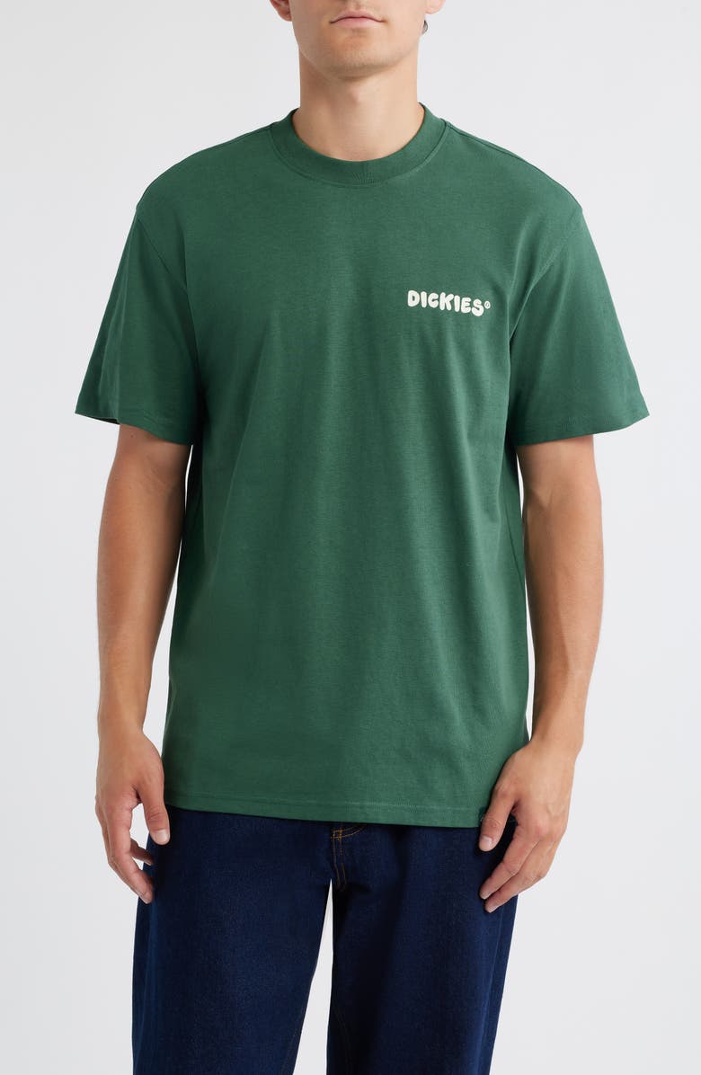 Dickies Gordonsville Logo Graphic T-Shirt, Main, color, Pine Needle Green