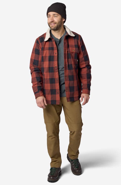 Hidden Peaks Plaid Cotton Twill Shirt Jacket