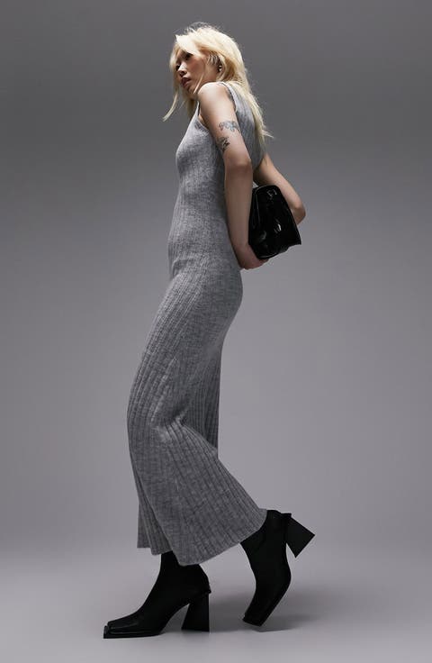 Ribbed Sweater Dress (Petite)