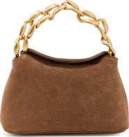 Reiss Peony Suede Top Handle Bag
