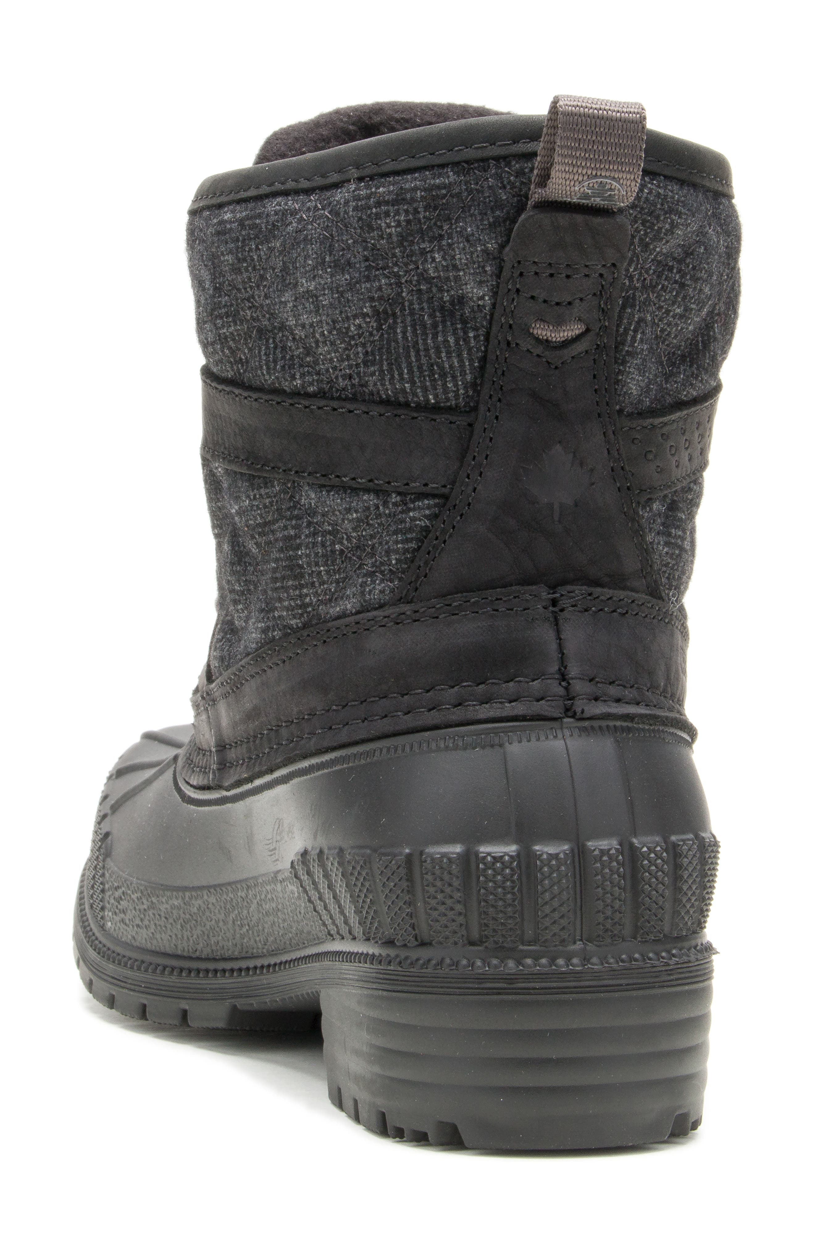Kamik Sienna Mid 2 Waterproof Duck Boot, Alternate, color, Black