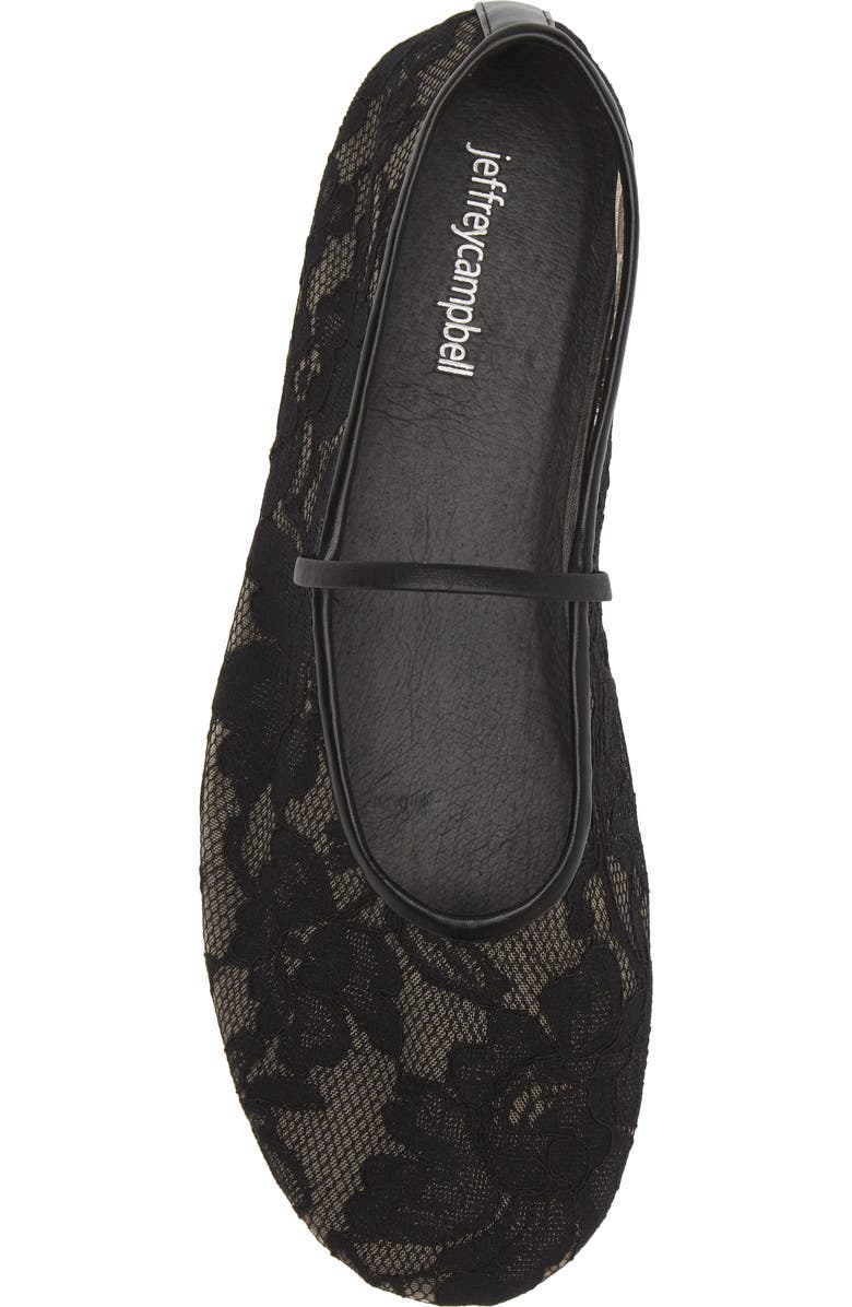Jeffrey Campbell Mesh Mary Jane Flat, Alternate, color,