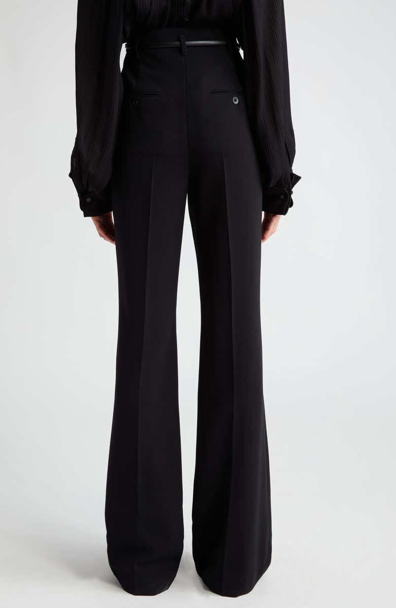 Max Mara Studio Sale Crepe Flare Leg Pants, Alternate, color, 