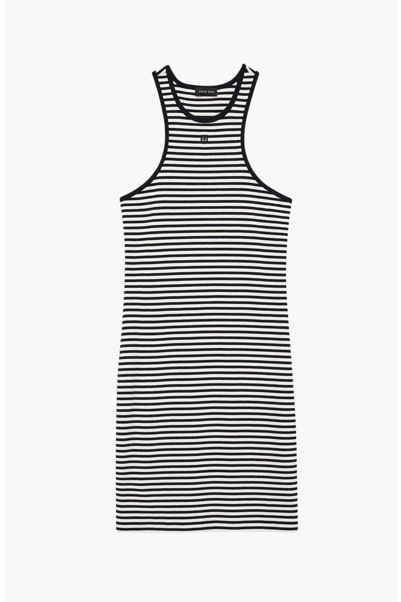 Cole Dress, Alternate, color, White / Black