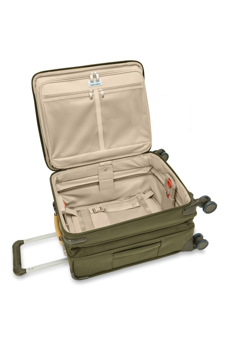 Baseline Global Spinner Carry-On, Alternate, color, OLIVE
