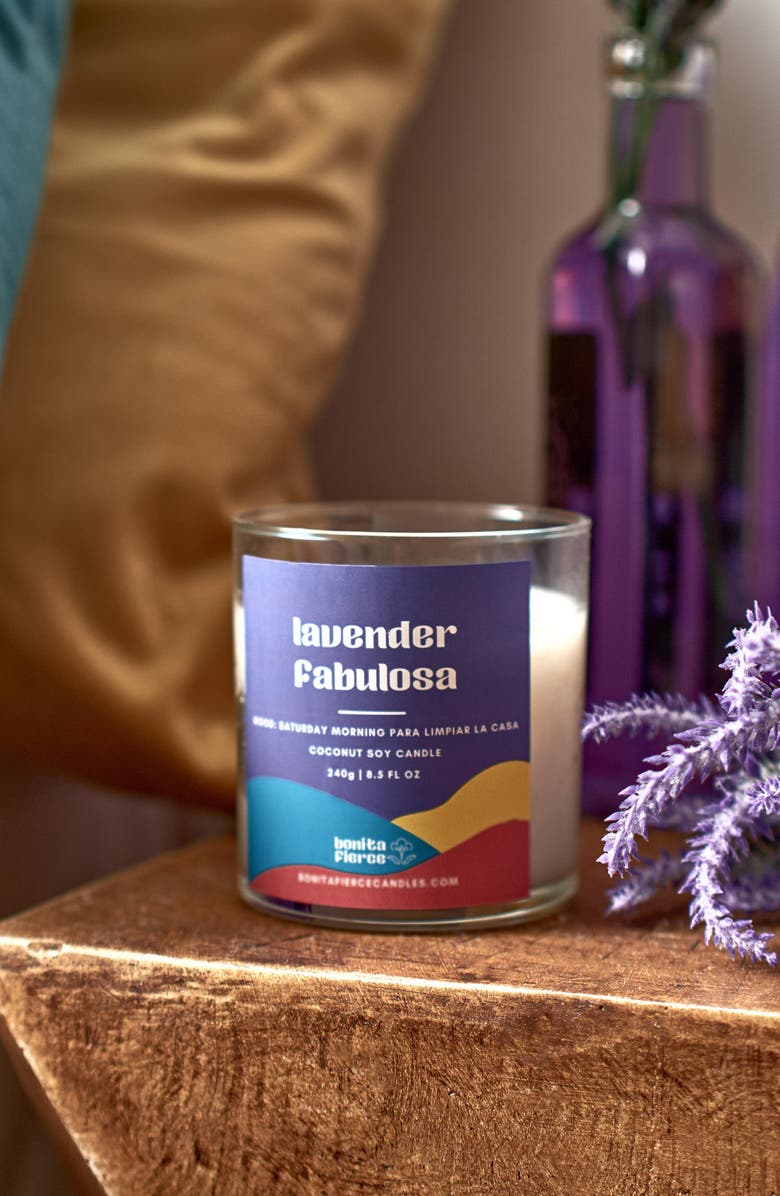 Bonita Fierce Lavender Fabulosa Candle, Alternate, color, 