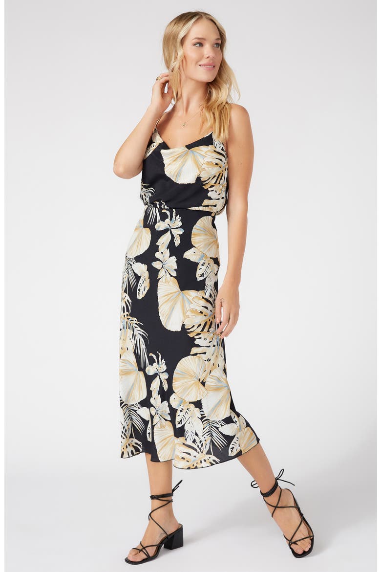 Bias Cut Midi Skirt, Alternate, color, PRINT
