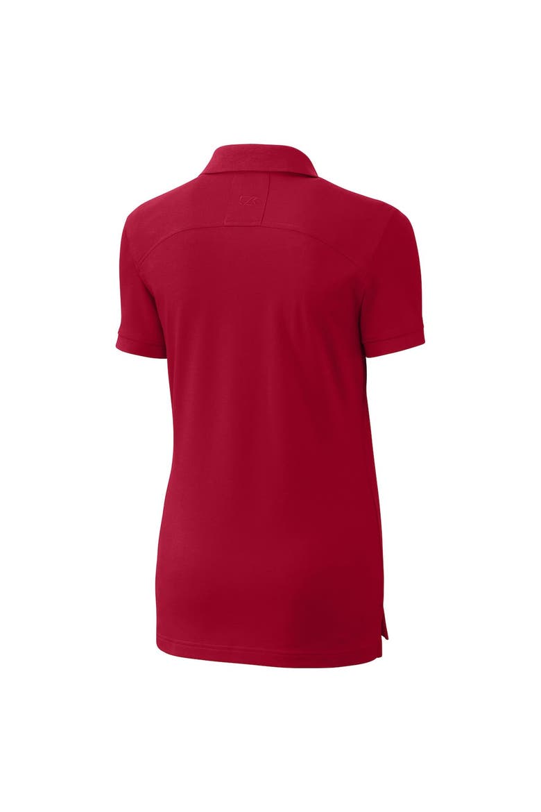 Women's Cutter & Buck Cardinal New Orleans Saints Advantage DryTec Tri-Blend Pique Polo, Alternate, color, Cardinal
