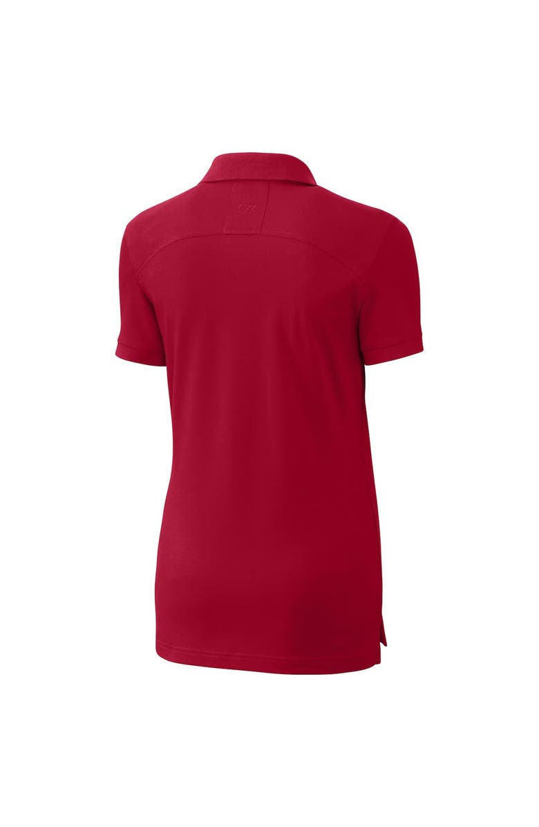 Cutter & Buck Women's Cutter & Buck Cardinal New Orleans Saints Advantage DryTec Tri-Blend Pique Polo, Alternate, color,