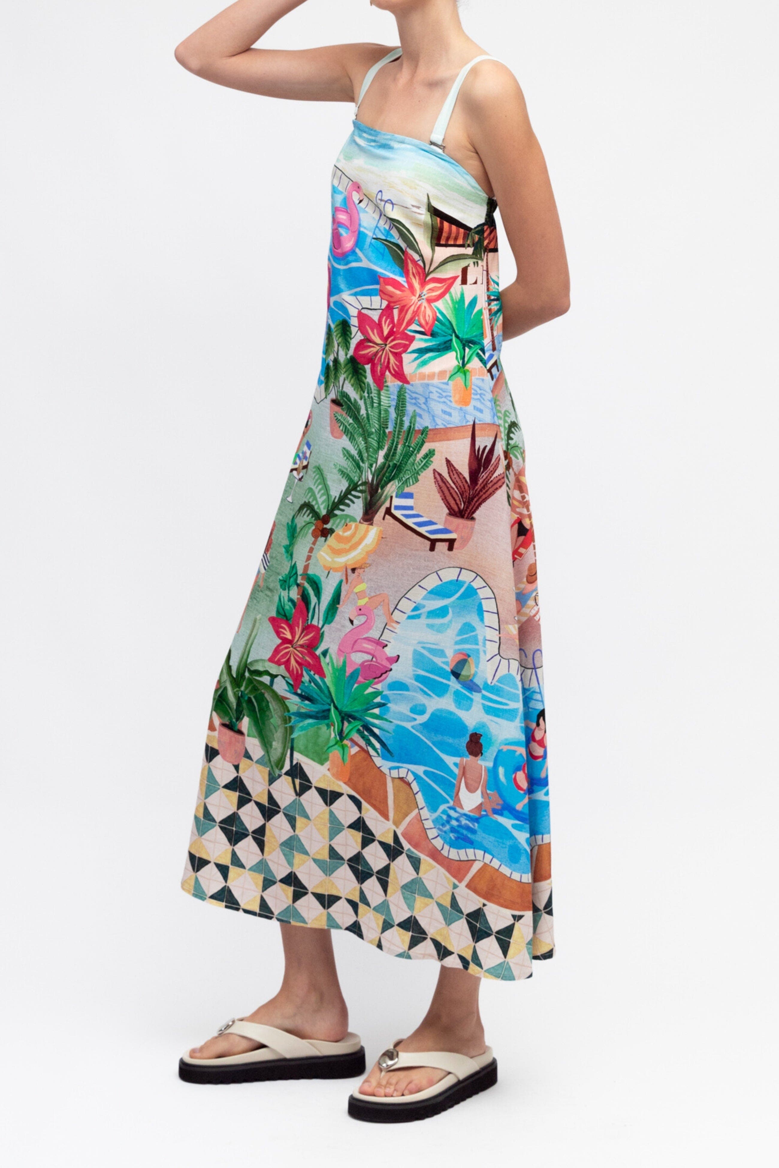 Pool Side Maxi Dress - image 2