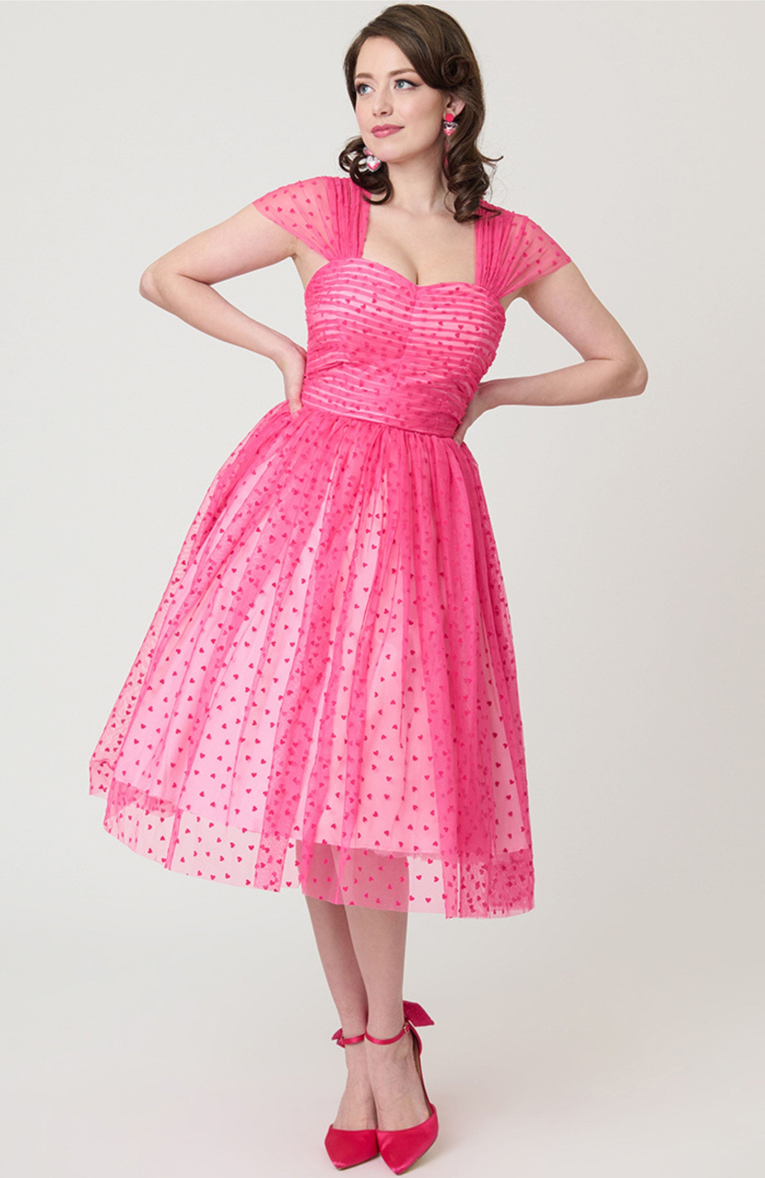 selected Pink W/Tiny Hearts