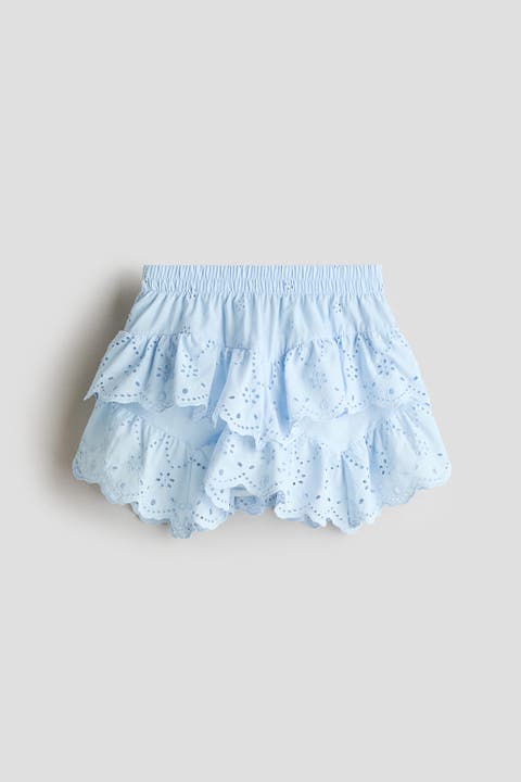 Broderie Anglaise Cotton Skirt