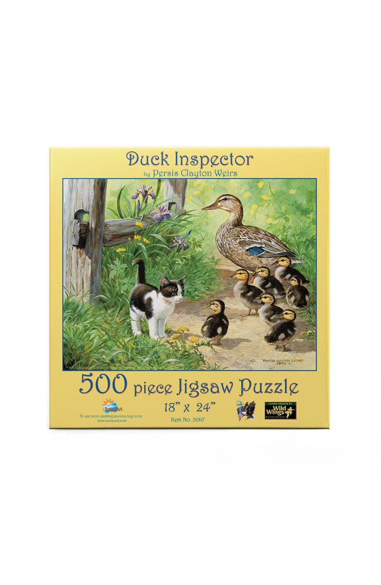 Sunsout Duck Inspector 500 piece Jigsaw Puzzle for Adults, Alternate, color, Multicolor