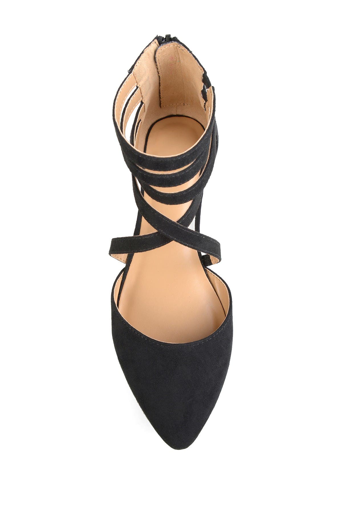 Journee Collection JOURNEE Marlee Ankle Strap Flat, Alternate, color, Black