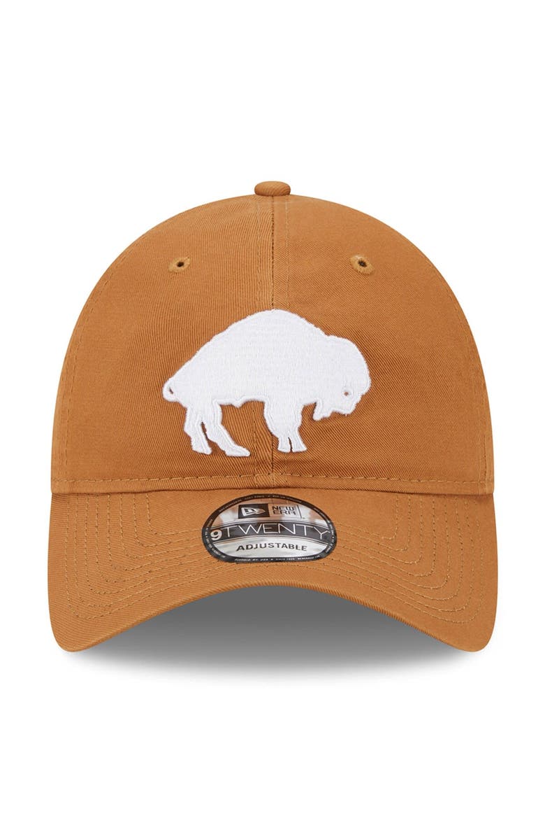 New Era Men's New Era Brown Buffalo Bills Throwback Main Core Classic 2.0 9TWENTY Adjustable Hat, Alternate, color,