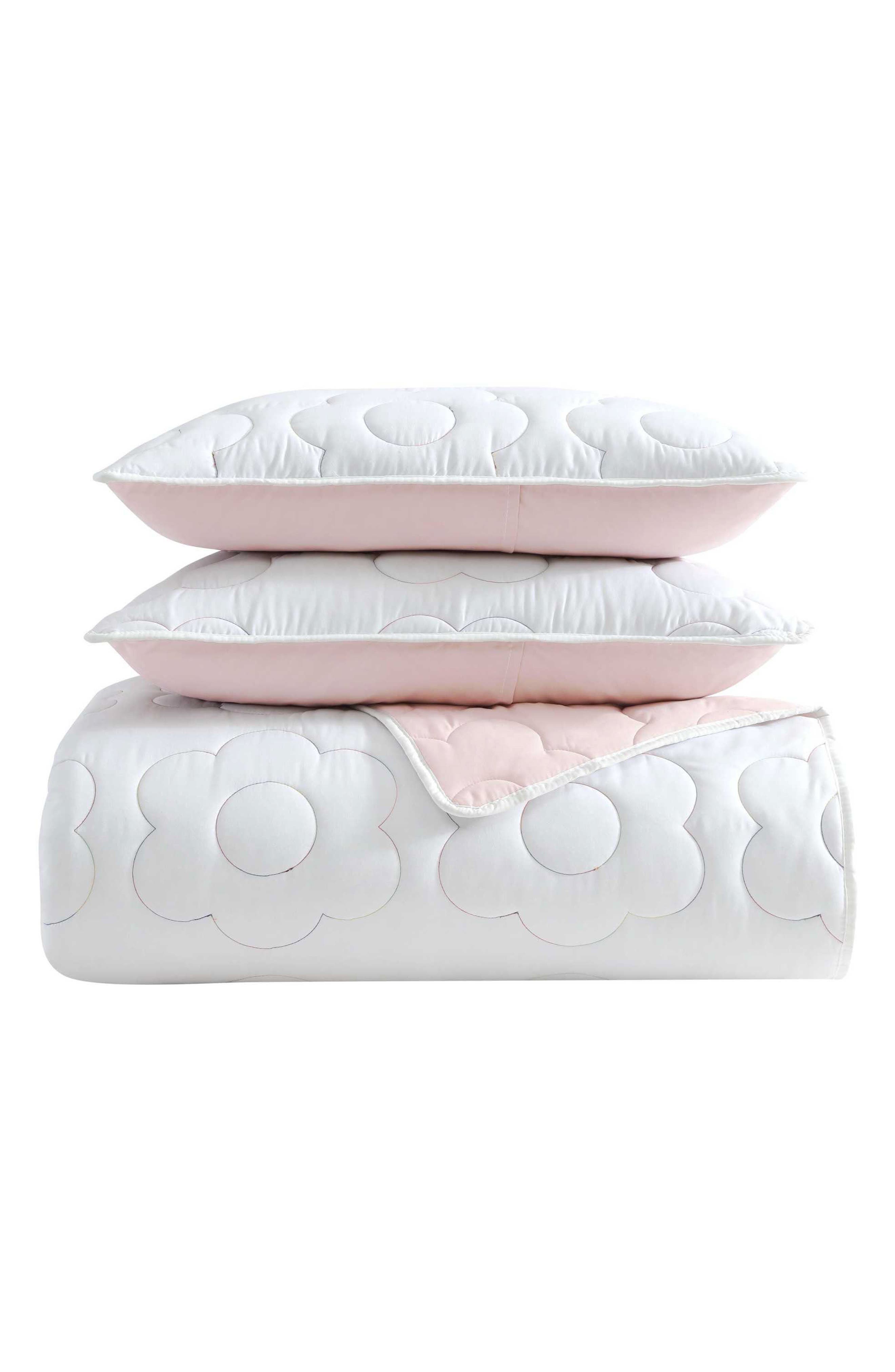 Betsey Johnson Rainbow Stitch Quilt & Sham Set