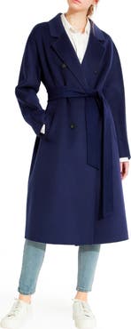 Belle & Bloom Boss Girl Double Breasted Wool Blend Coat