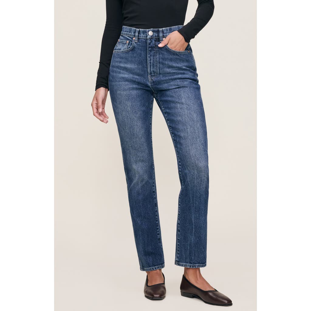Dl1961 Kristy High Waist Cigarette Jeans In Blue
