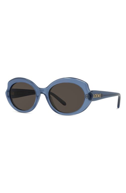 Loewe Thin Mini 54mm Oval Sunglasses