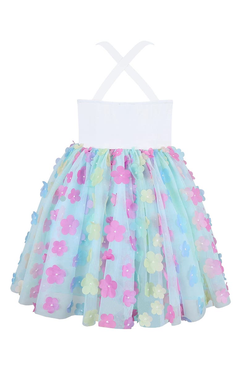 Zunie Kids' Unicorn Party Dress, Alternate, color, Ivory/ Mult
