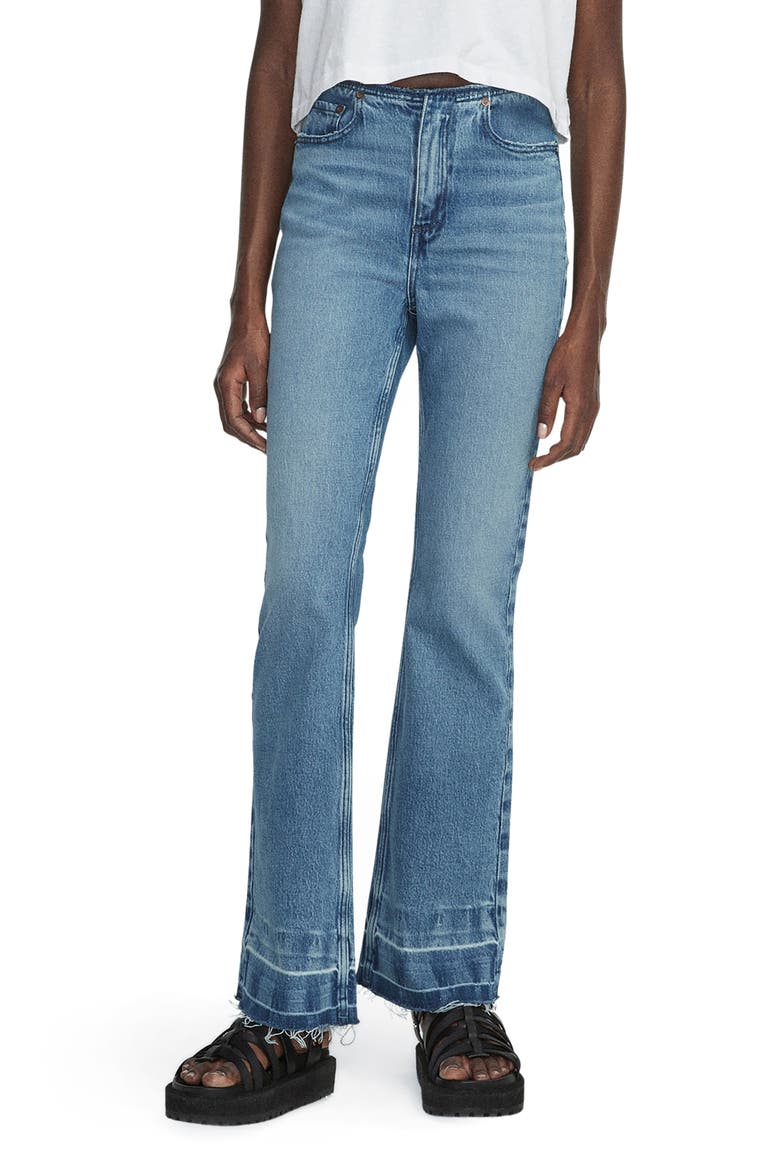 Peyton Release Hem Bootcut Jeans, Main, color, MISTY