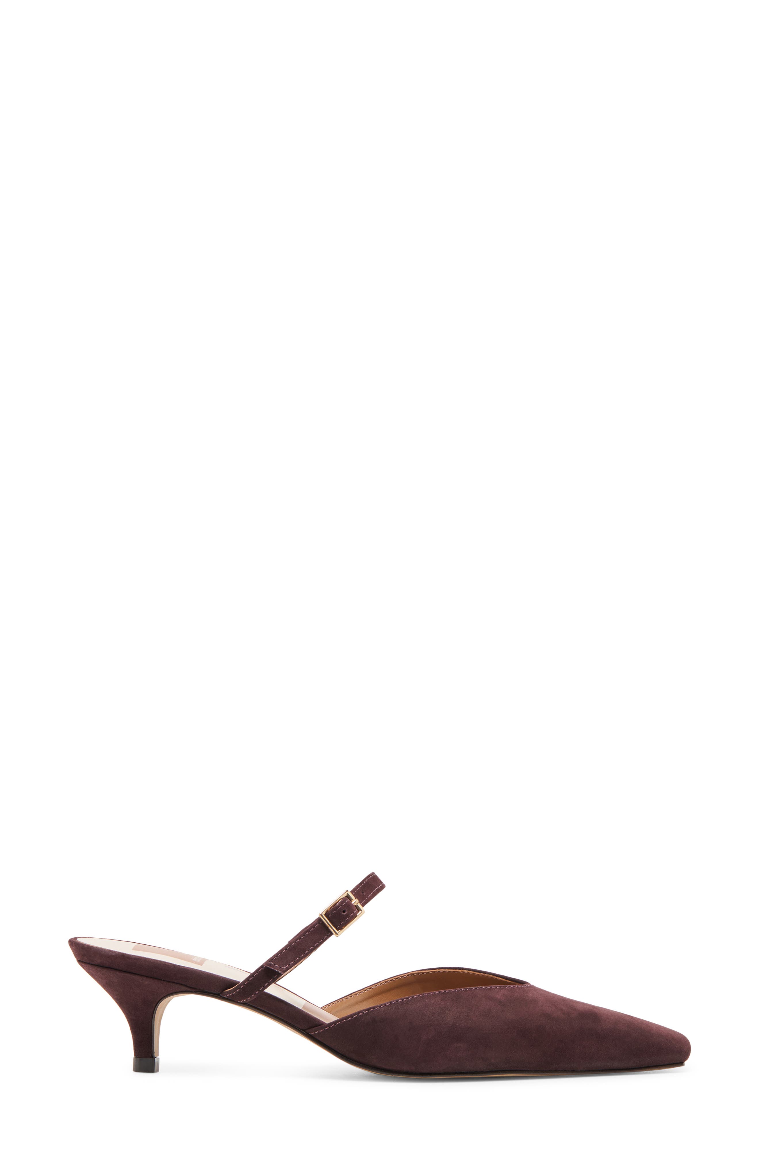 Dolce Vita Morgen Mary Jane Mule, Alternate, color, Sangria Suede