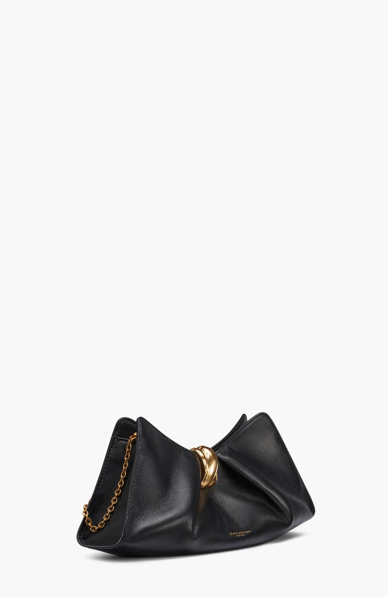 Cashmere Clutch, Alternate, color, Black/Gold