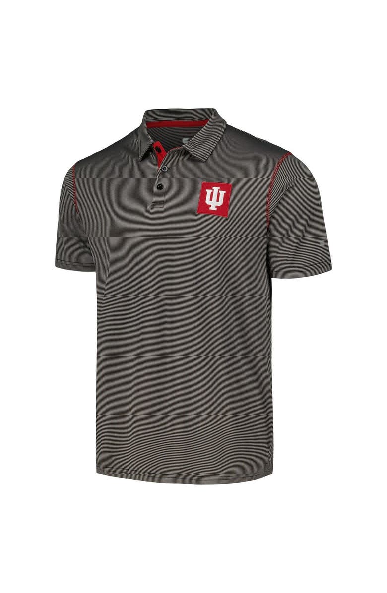 COLOSSEUM Men's Colosseum Gray Indiana Hoosiers Cameron Polo, Alternate, color,