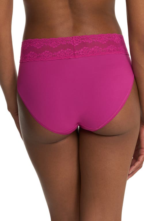 Natori Bliss Perfection One Size French Cut Briefs In Pink