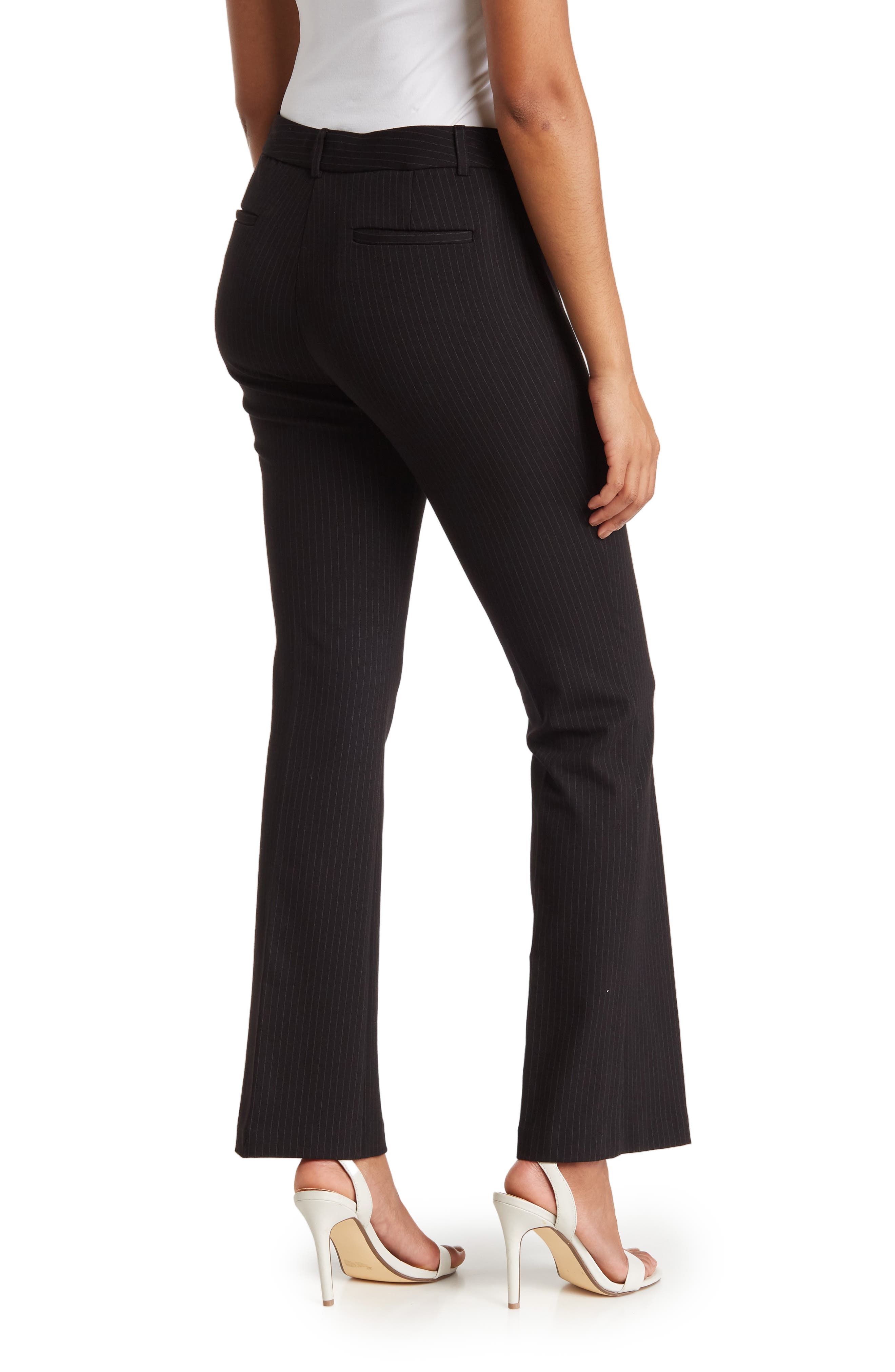 Pinstripe Slim Knit Pants - image 2