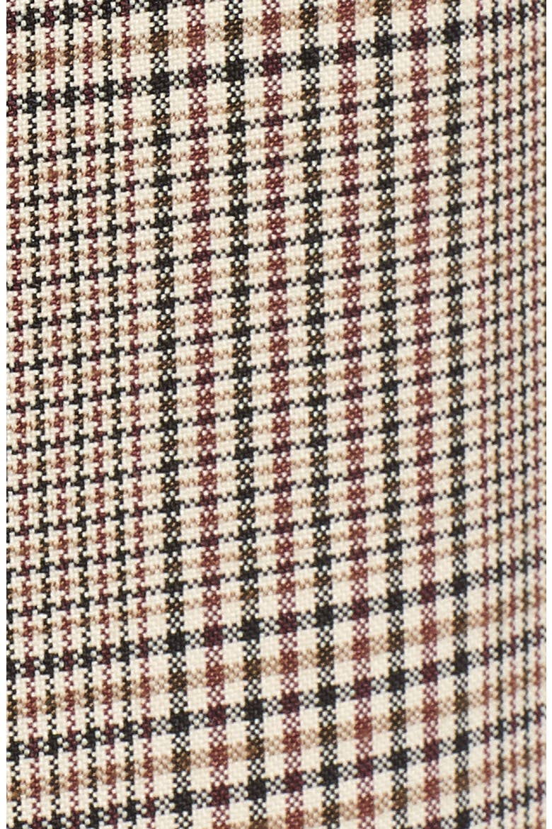 High Waist Wide Leg Trousers, Alternate, color, TAN SIENNA GLEN CHECK