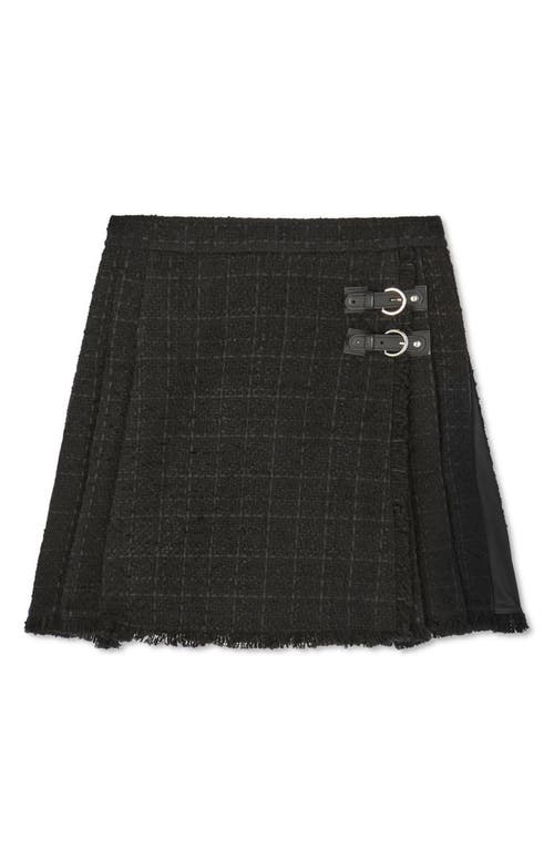 Lk Bennett Pip Tweed Skirt In Black