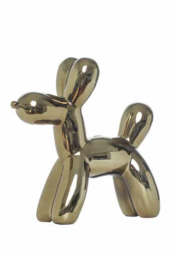 INTERIOR ILLUSIONS Plus Bronze Balloon Dog Bank