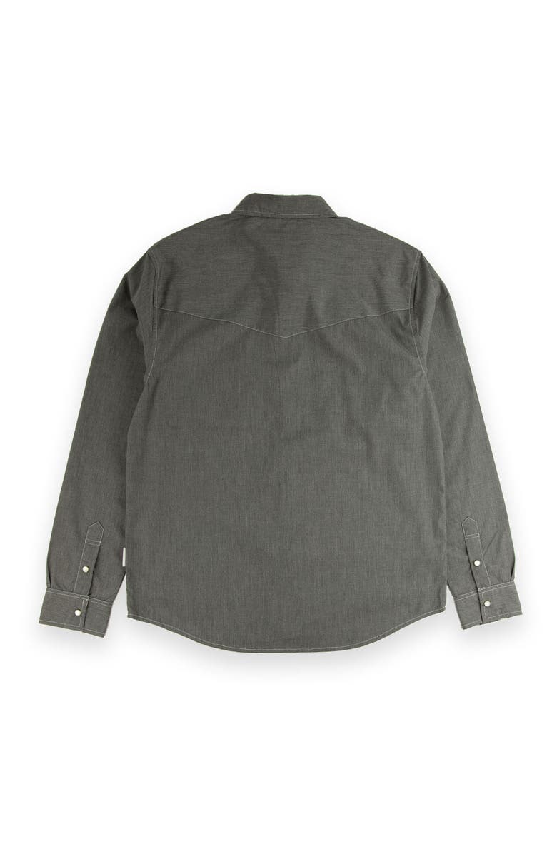 Sovereign Code Scar Button Down Shirt, Alternate, color, Black