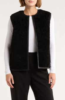Theory Genuine Shearling Reversible Vest