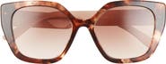 Prada 52mm Butterfly Sunglasses