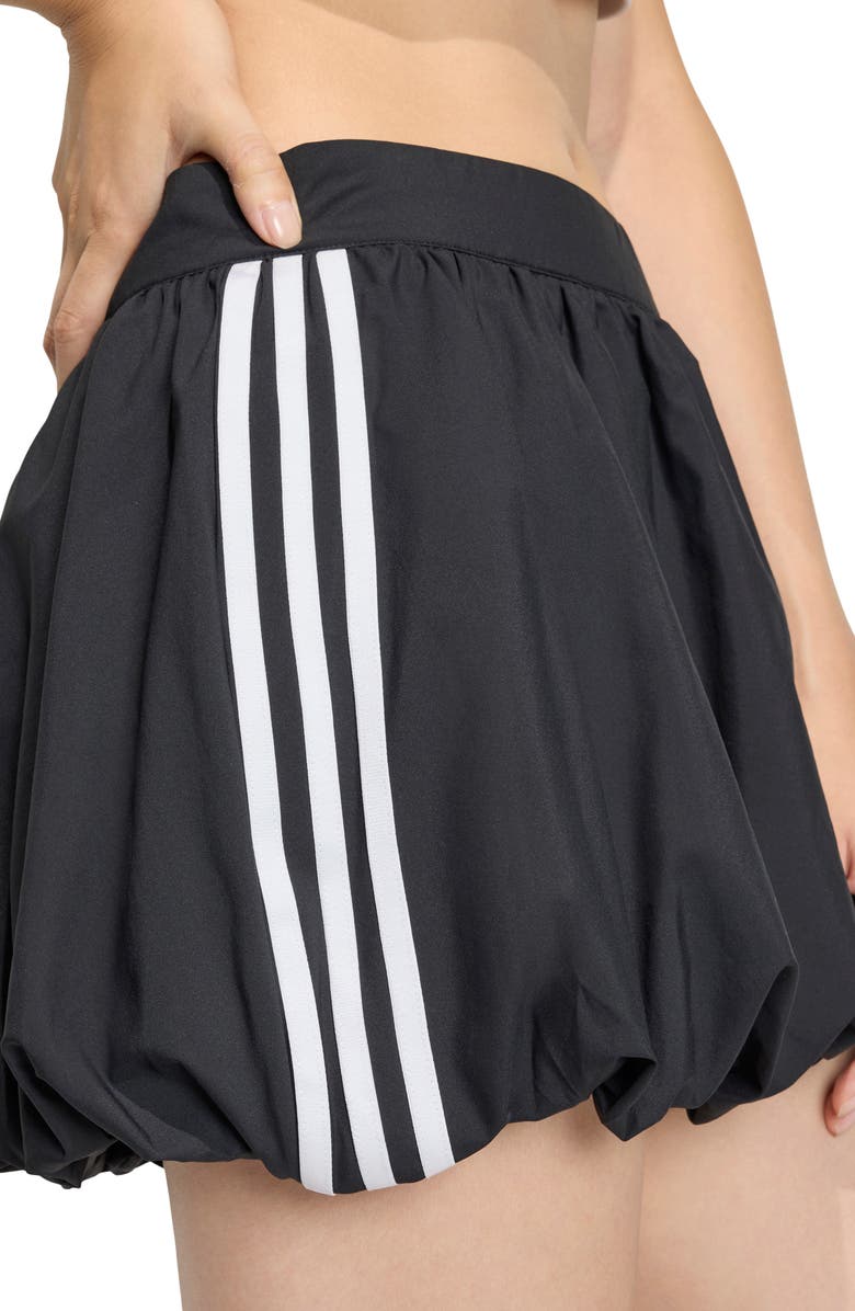 adidas Originals 3-Stripes Balloon Skirt, Alternate, color, Black