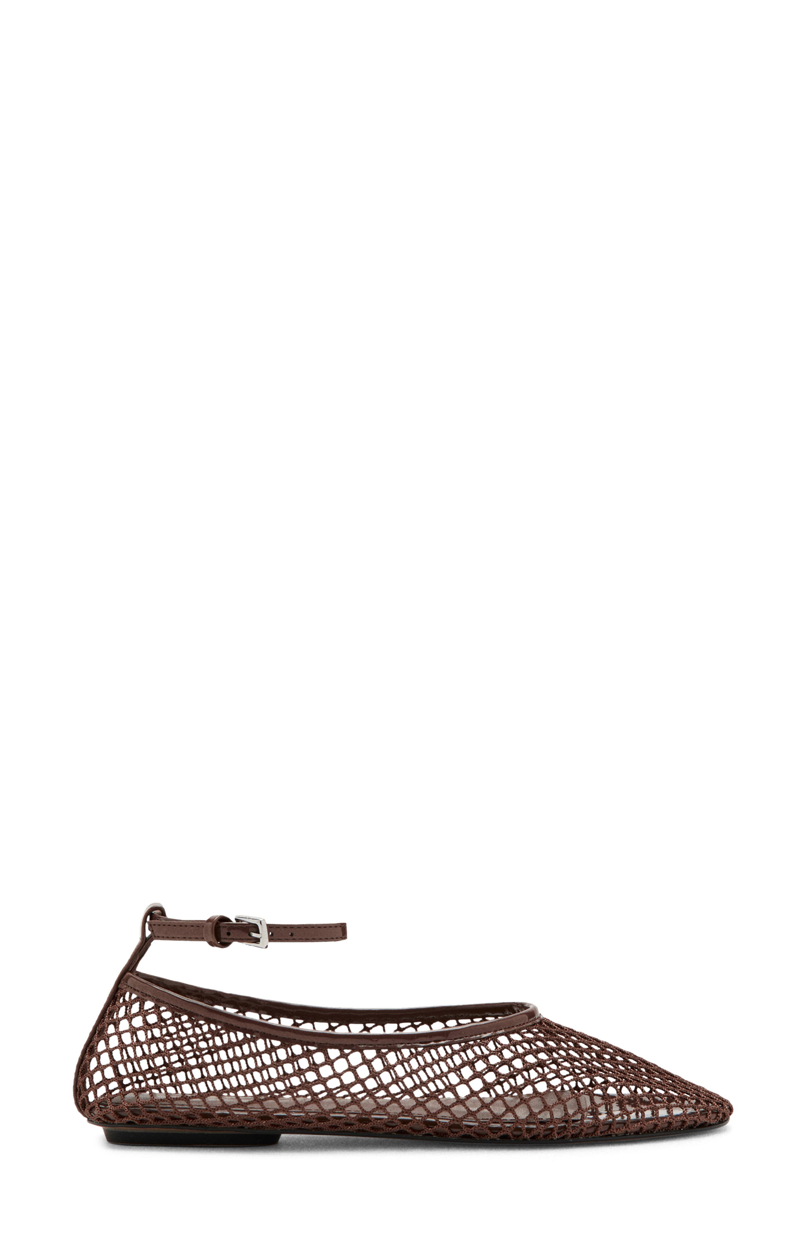Ankle Strap Ballet Flat, Alternate, color, CHOCOLATE