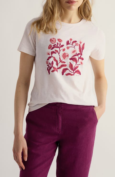 Printing Ink Organic Cotton Graphic T-Shirt