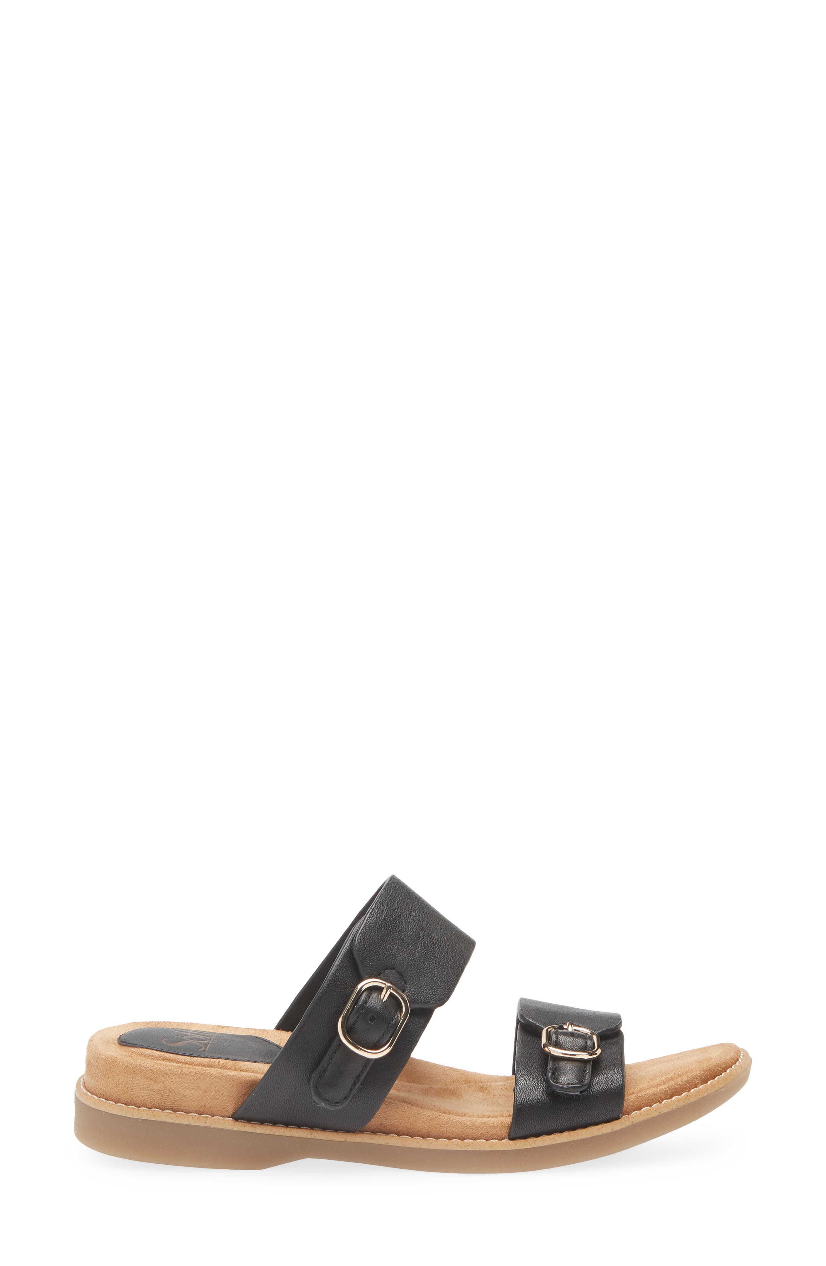 Söfft Bernise Slide Sandal, Alternate, color, Black