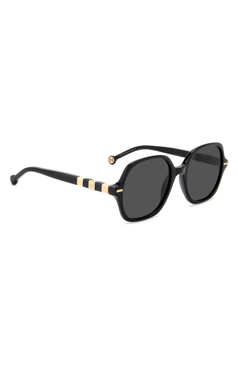 Carolina Herrera 55mm Square Sunglasses, Alternate, color, 
